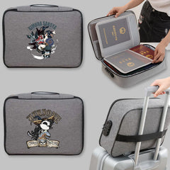 Security Documents Organizer Women Briefcase Tote File Lockbox Large