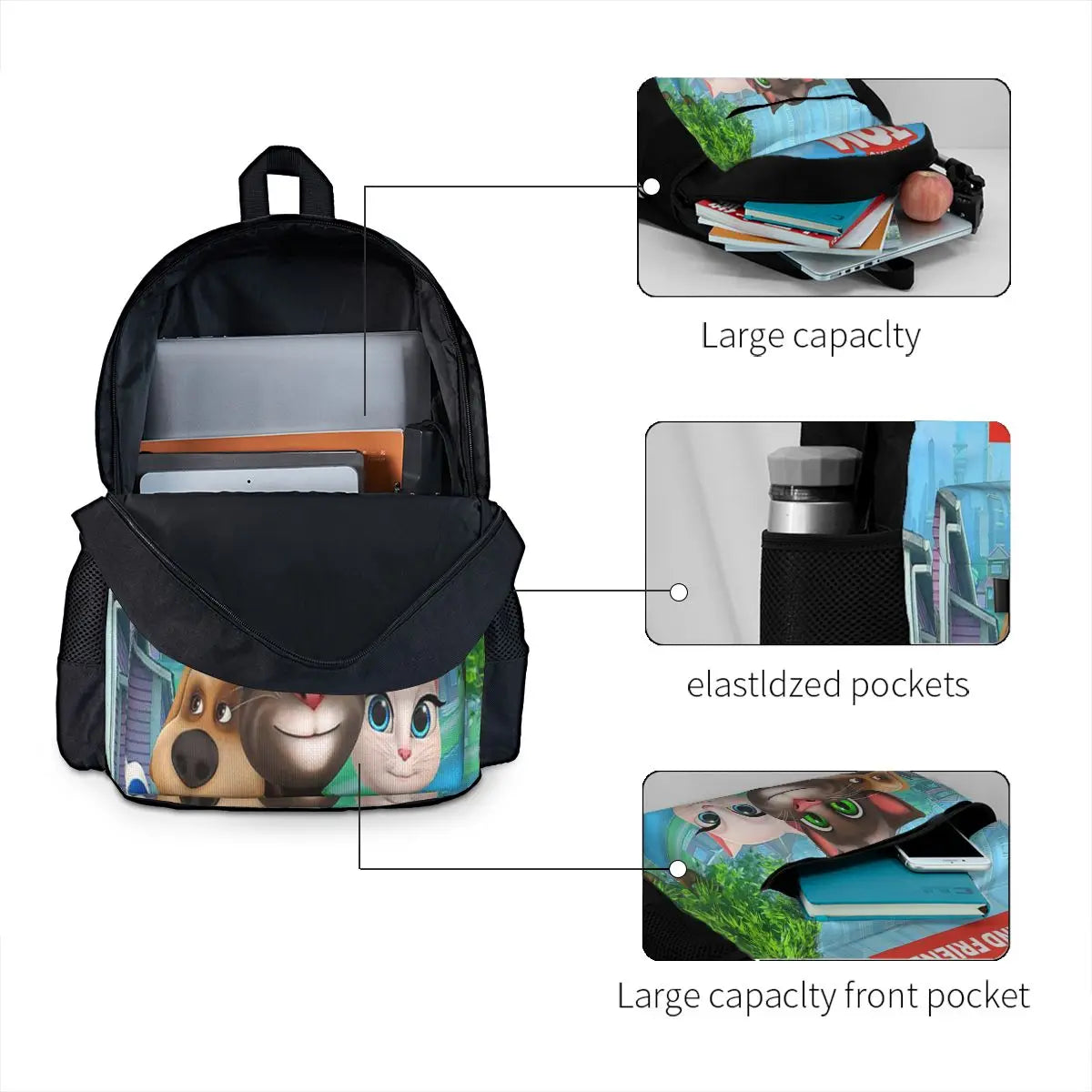 Sepentom My Talking Backpacks for Men and Women