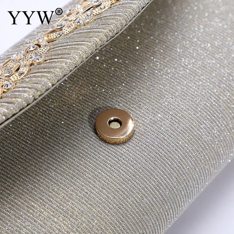 Sequin Evening Party Bag Diamonds Envelope Shoulder Handbag
