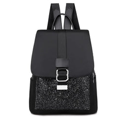 Sequins Backpack Women Girl School Backpack Teenage Girls Large Capacity Bag
