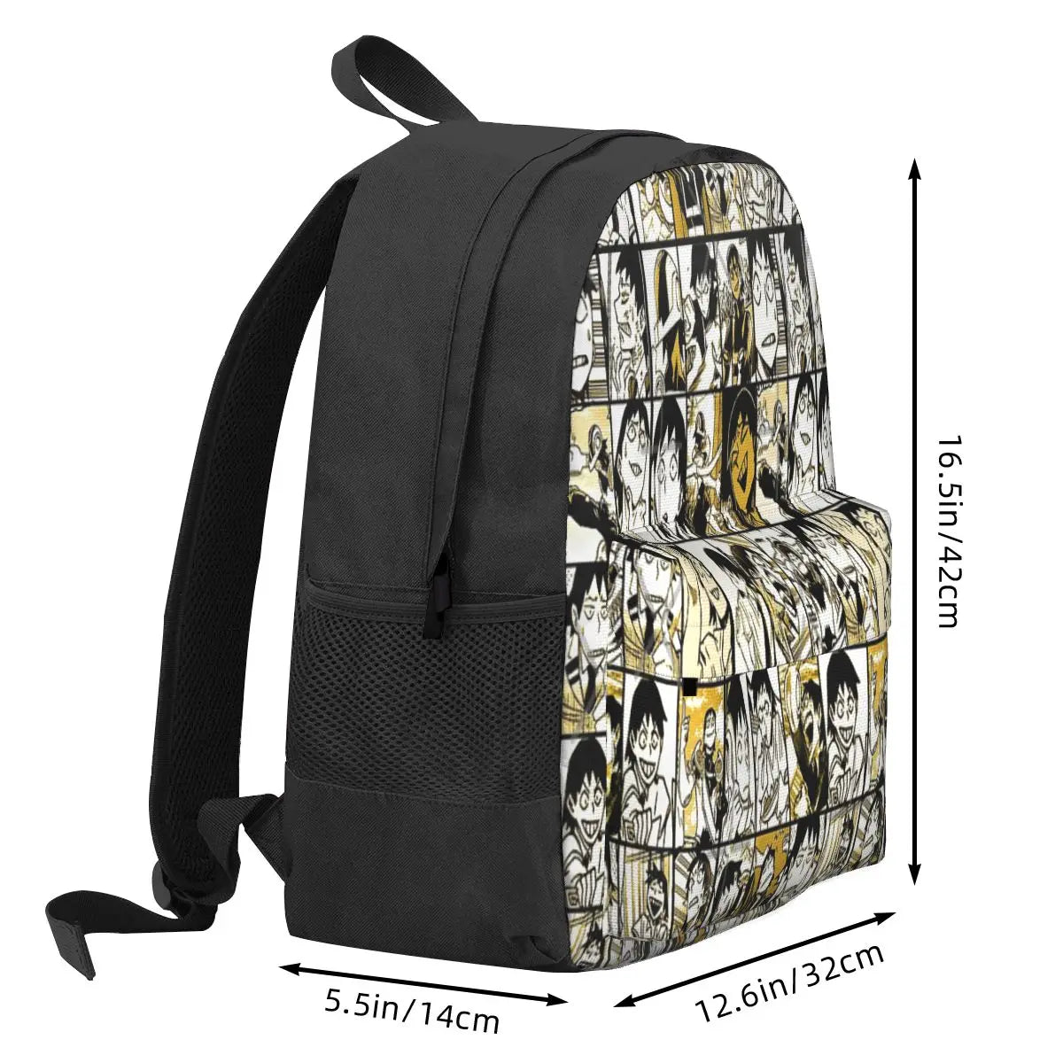 Sero Collage Backpack Zipper Men's Women's Bags