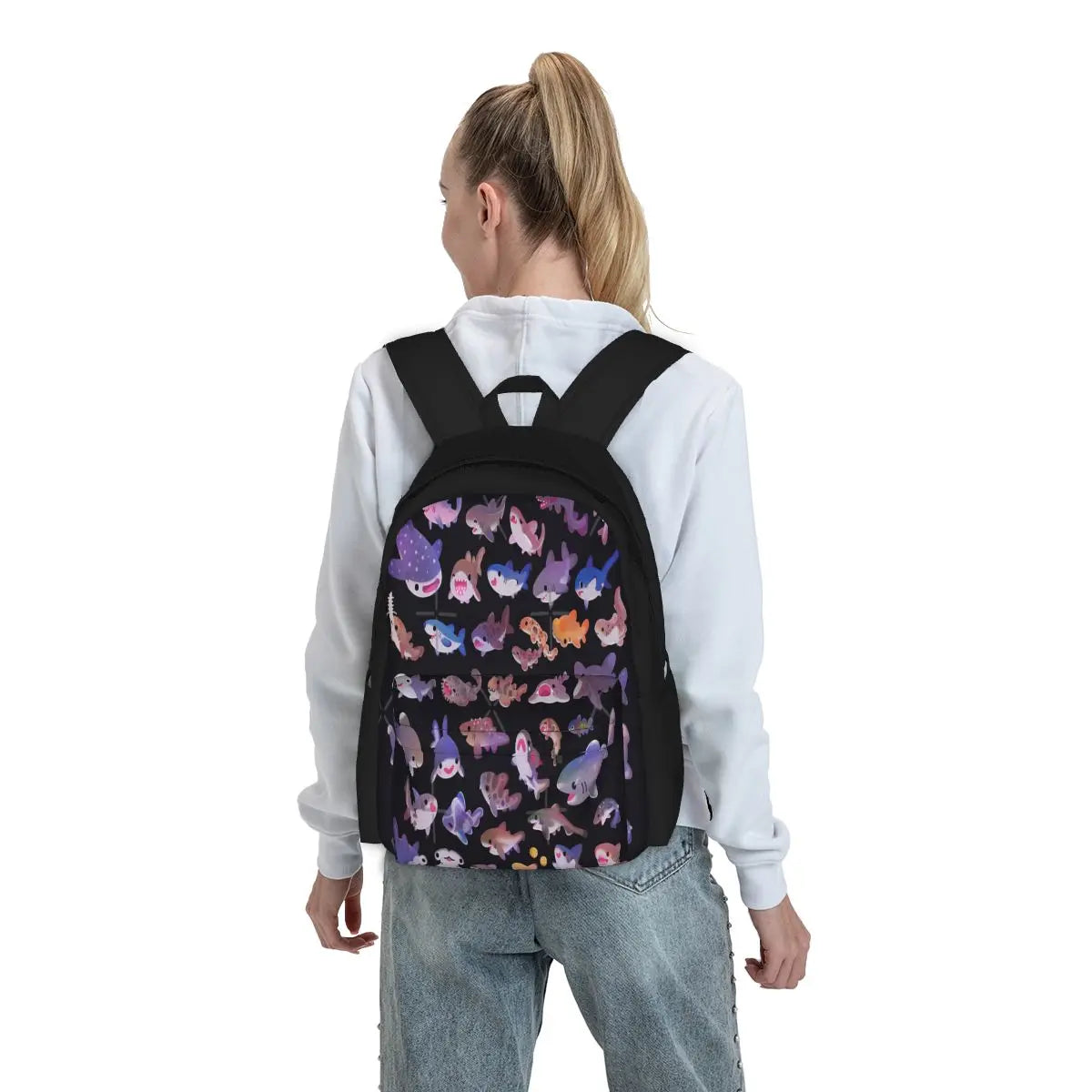 Shark Waterproof Backpack for Men and Women