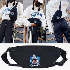 Shark Printing Waist Bags Chest Pack Travel Fanny Packs Phone Bag