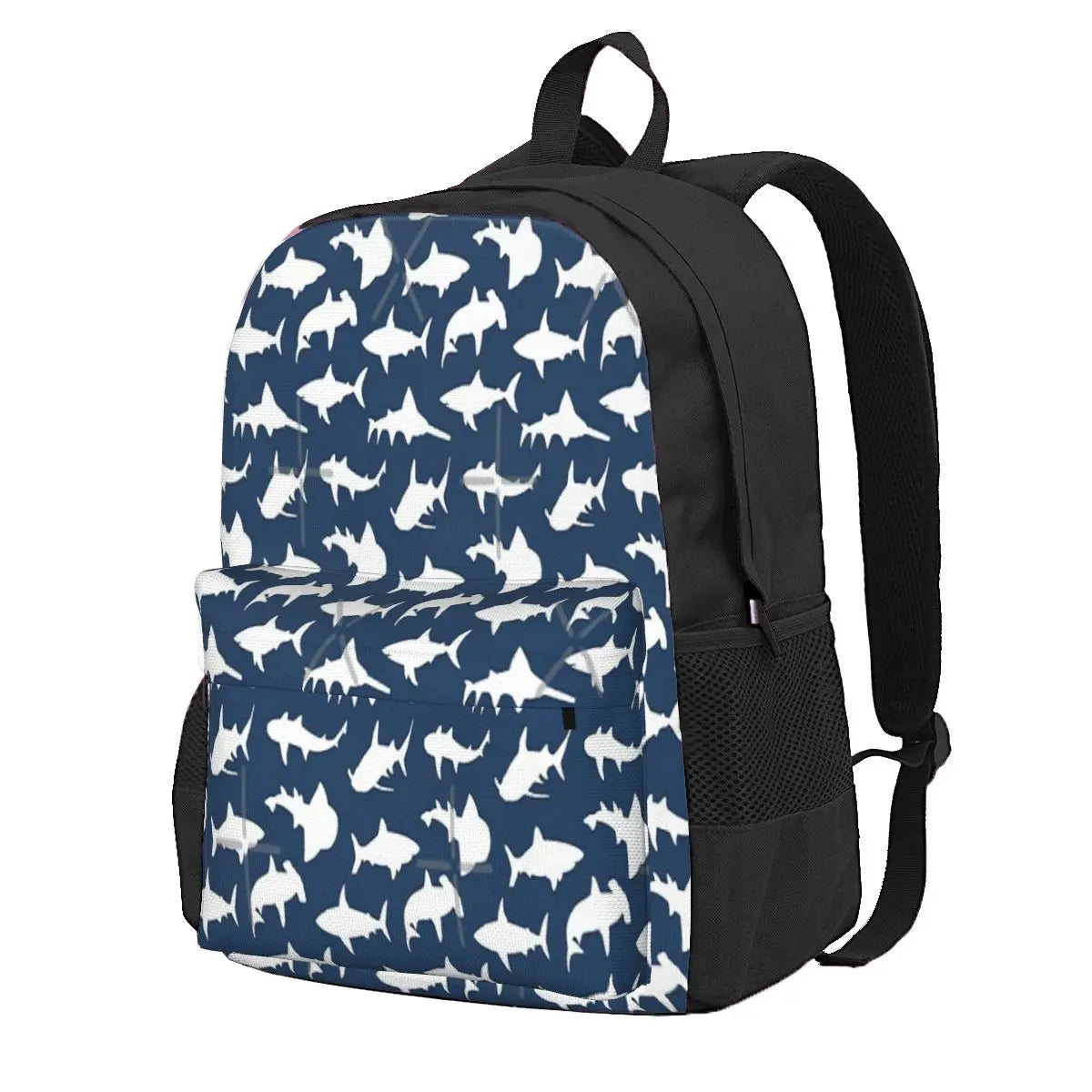 Navy Sharks Backpacks for Men Women