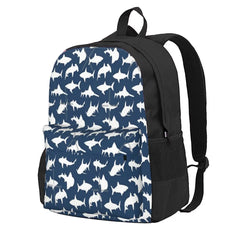 Navy Sharks Backpacks for Men Women