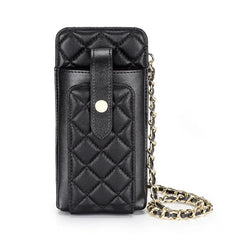 Sheepskin Ringbone Mobile phone Bag crossbody Ladies shoulder bag