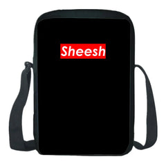 Sheesh Shoulder Bag Students Backpack Men Messenger Bags Cartoon Sling Knapsack