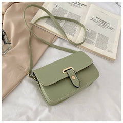Shell Women Messenger Bags Crossbody Satchel Square Leather Mini Shoulder Bag