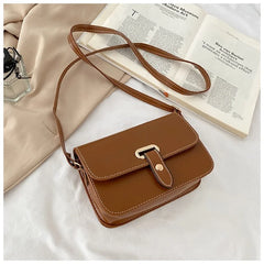 Shell Women Messenger Bags Crossbody Satchel Square Leather Mini Shoulder Bag