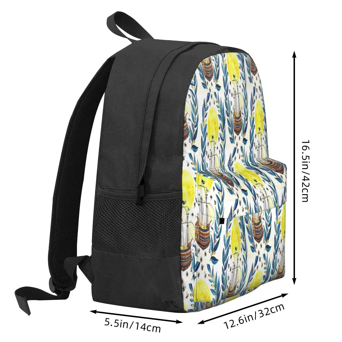 Moon Backpacks Men's School Bag Unisex Man Backpack