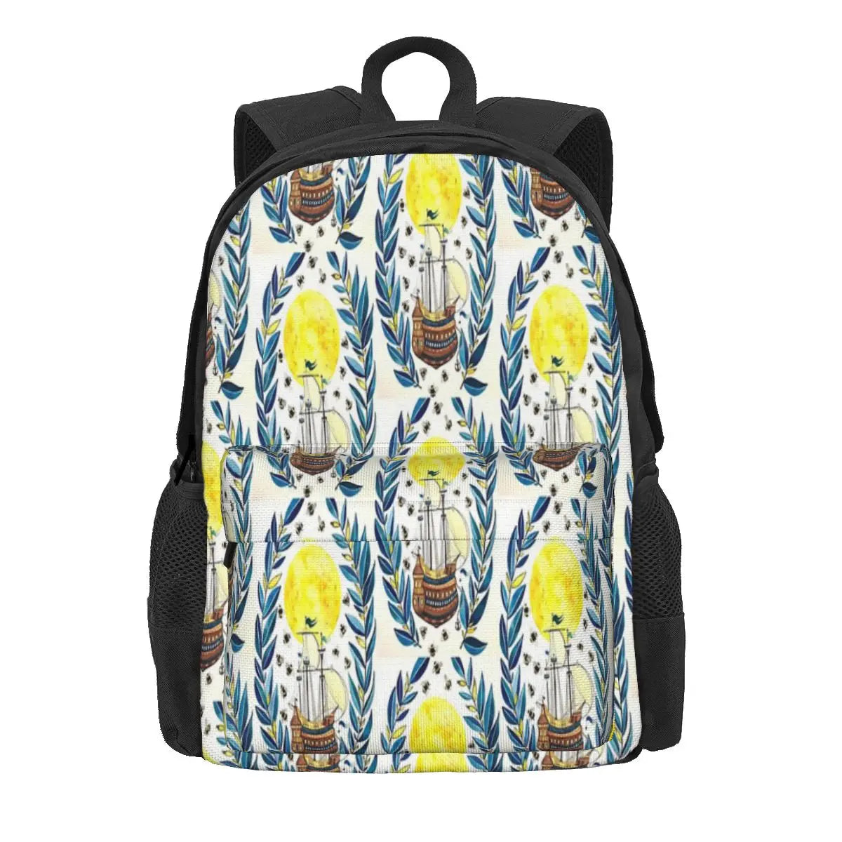 Moon Backpacks Men's School Bag Unisex Man Backpack
