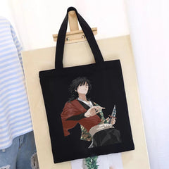 Demon Slayer's Blade Tote Bag Women's Bag Reusable Canvas Handbags