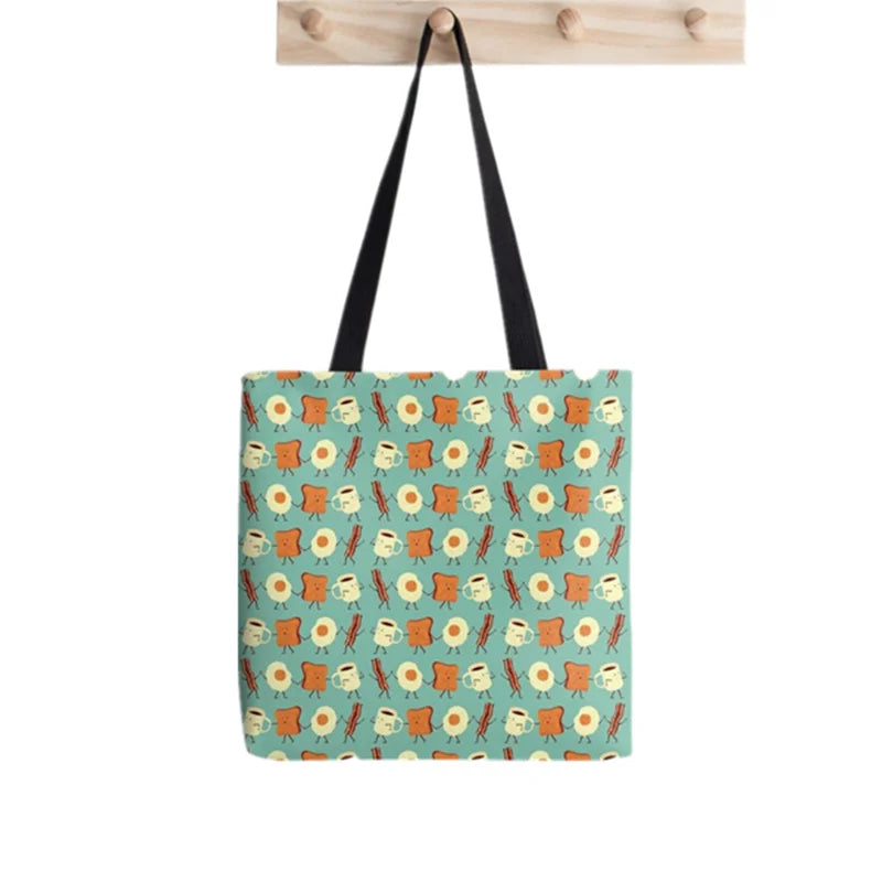 Pride and Prejudice Printed Tote Bag Harajuku Shopper Funny Handbag