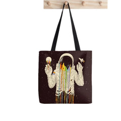 Pride and Prejudice Printed Tote Bag Harajuku Shopper Funny Handbag