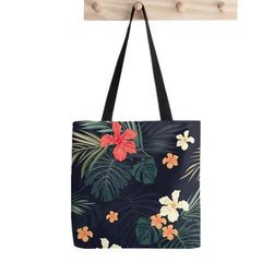 Dark Forest Mushrooms Tote Bag Harajuku Shopper Handbag