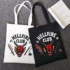 Anime Canvas Tote Bag for Women Summer Shopper