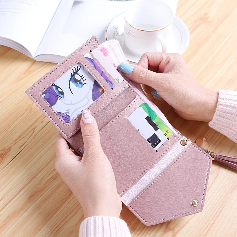 Mini Tassel Wallet Women Purse Female Students Lovely Purse Female