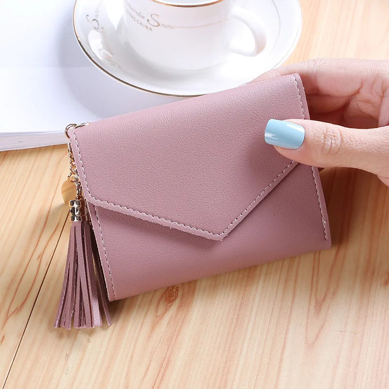 Mini Tassel Wallet Women Purse Female Students Lovely Purse Female