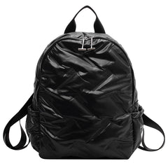 Quilted Shoulder Backpack for Women - Casual Daypack for Autumn Winter