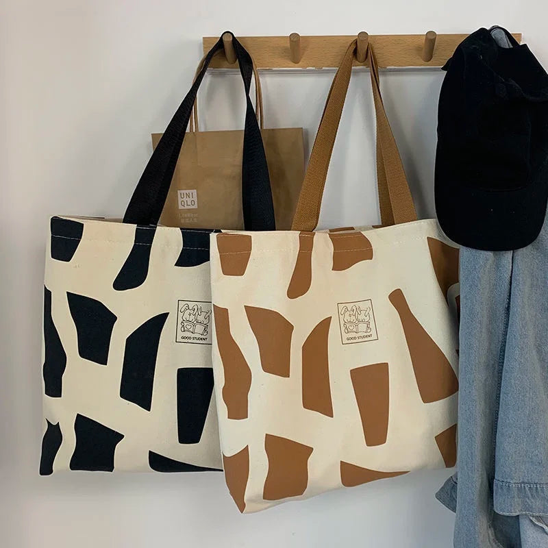 Canvas Women's Handbag Clutch Tote Shopper Handbags Larger Capacity Bag