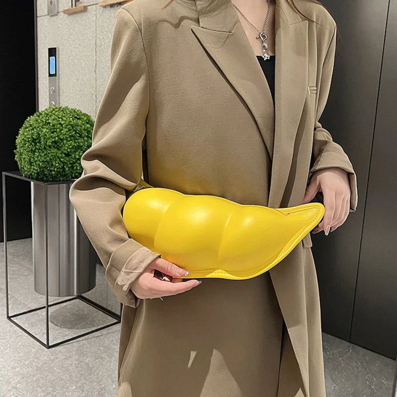Peas Shaped Shoulder Bag for Outdoor Shopping Leisure Women