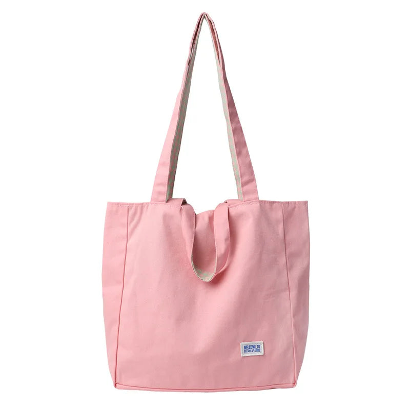 Casual Canvas Shoulder Bag Female Handbag