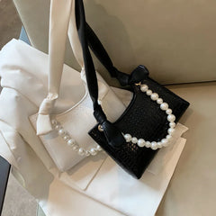 Shoulder Bag Women PU Leather Mini Bag Underarm OL Handbags