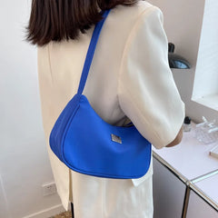 Women's Shoulder Bag Nylon Soft Underarm Travel Totes Bag