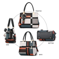 Plaid Shoulder Bag Women's Crossbody Totes Casual Handbag