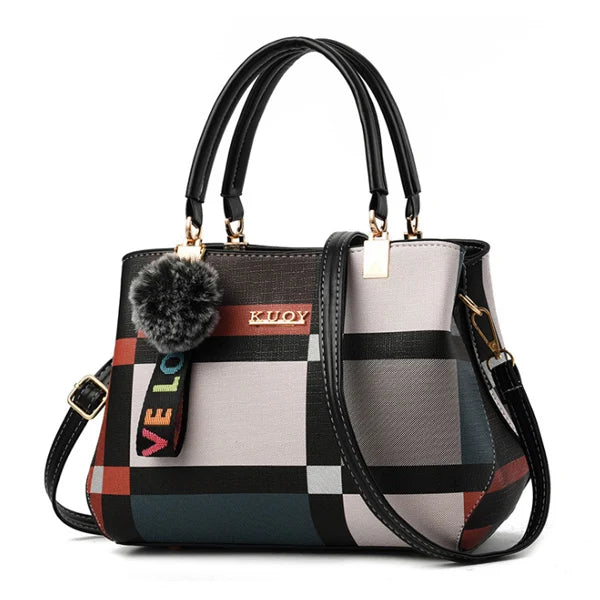 Plaid Shoulder Bag Women's Crossbody Totes Casual Handbag