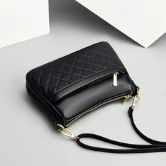 Diamond Lattice Crossbody Bag Leather Purses and Handbags