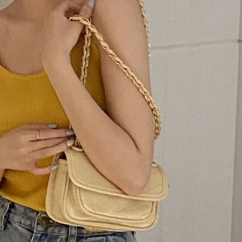 Shoulder Bags Women Diamond Lattice Messenger Crossbody Bag Chains