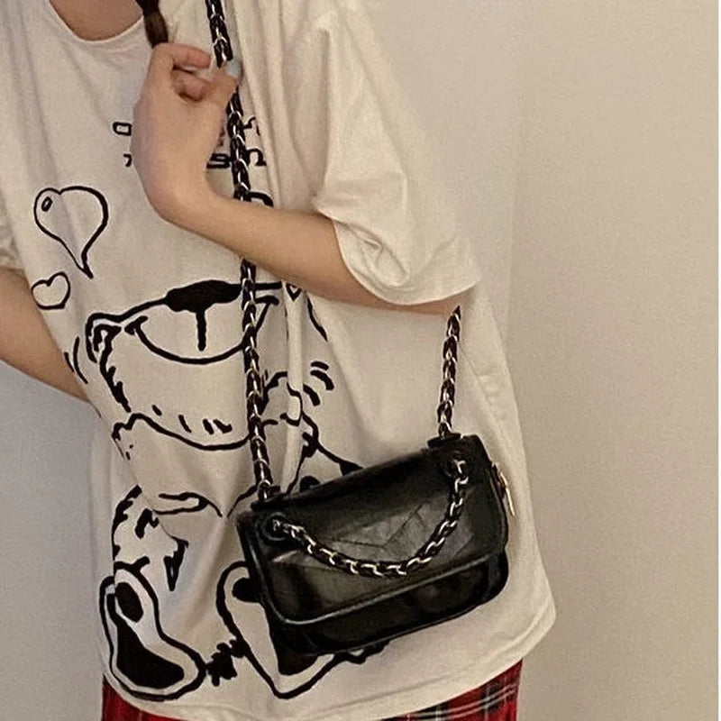 Shoulder Bags Women Diamond Lattice Messenger Crossbody Bag Chains
