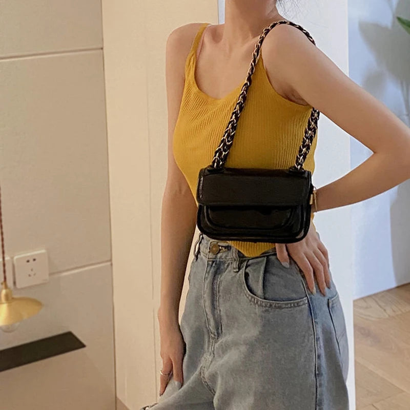 Shoulder Bags Women Diamond Lattice Messenger Crossbody Bag Chains