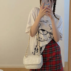 Shoulder Bags Women Diamond Lattice Messenger Crossbody Bag Chains