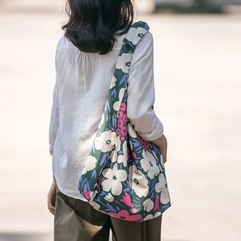 Canvas Floral Print Harajuku Female Shoulder Bag
