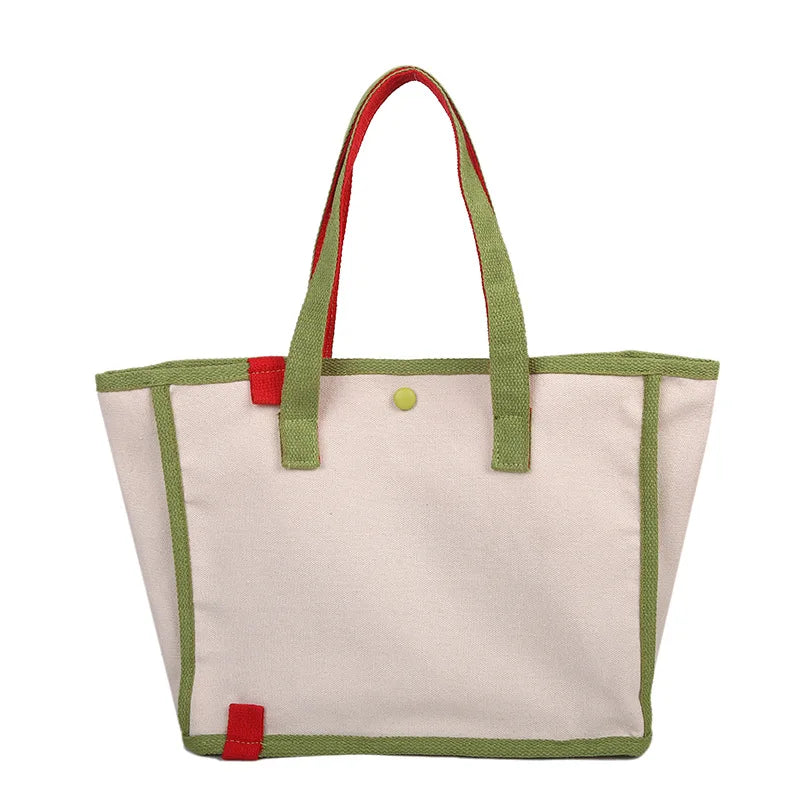 Shoulder Bags Nylon Casual Totes Patchwork College