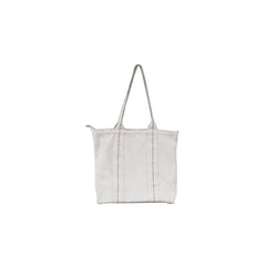 Large Capacity Canvas Shoulder Bag Zipper Handbag