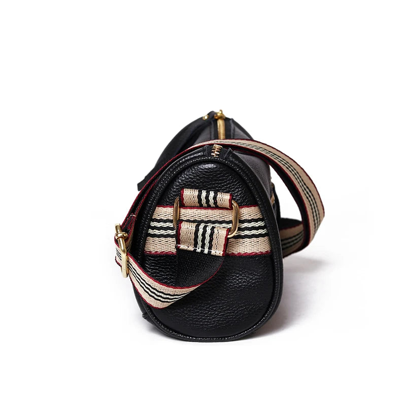 Shoulder Bags Women Leather Handbags Spin Luck Metal Soft Messenger Bag