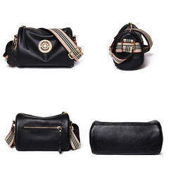 Shoulder Bags Women Leather Handbags Spin Luck Metal Soft Messenger Bag