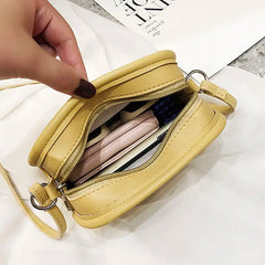 Women PU Leather Crossbody Shoulder Bag Flap Sling Handbag