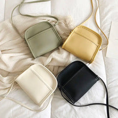 Women PU Leather Crossbody Shoulder Bag Flap Sling Handbag