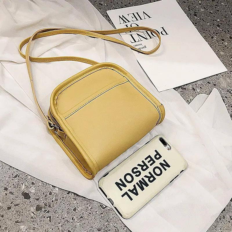 Women PU Leather Crossbody Shoulder Bag Flap Sling Handbag