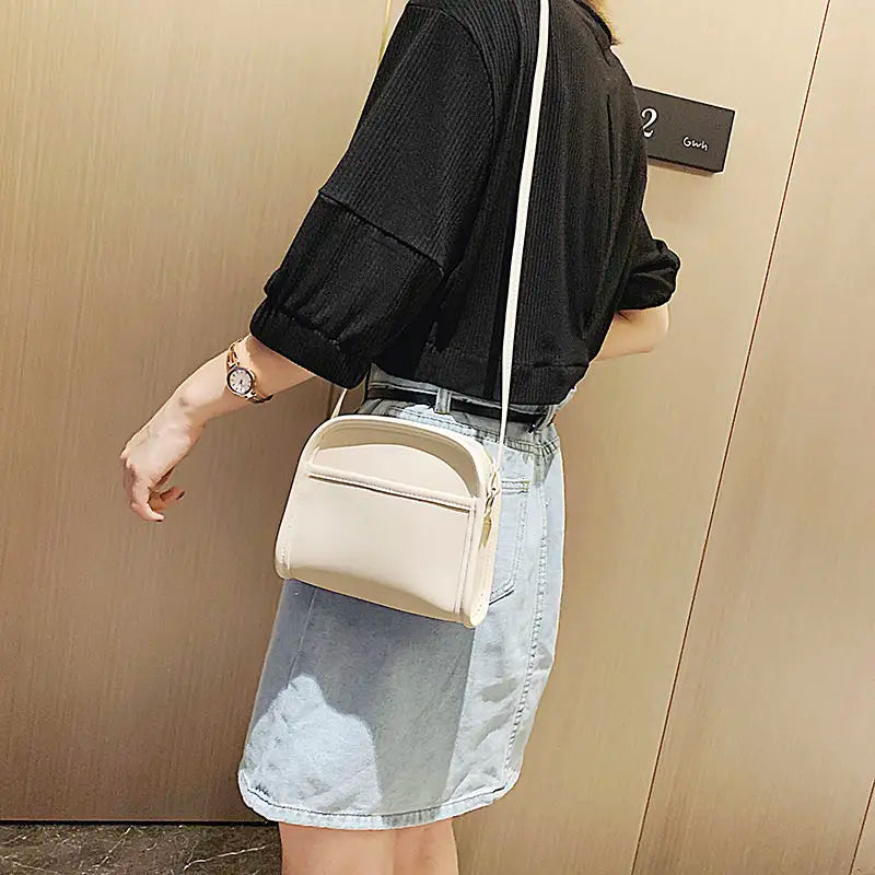 Women PU Leather Crossbody Shoulder Bag Flap Sling Handbag