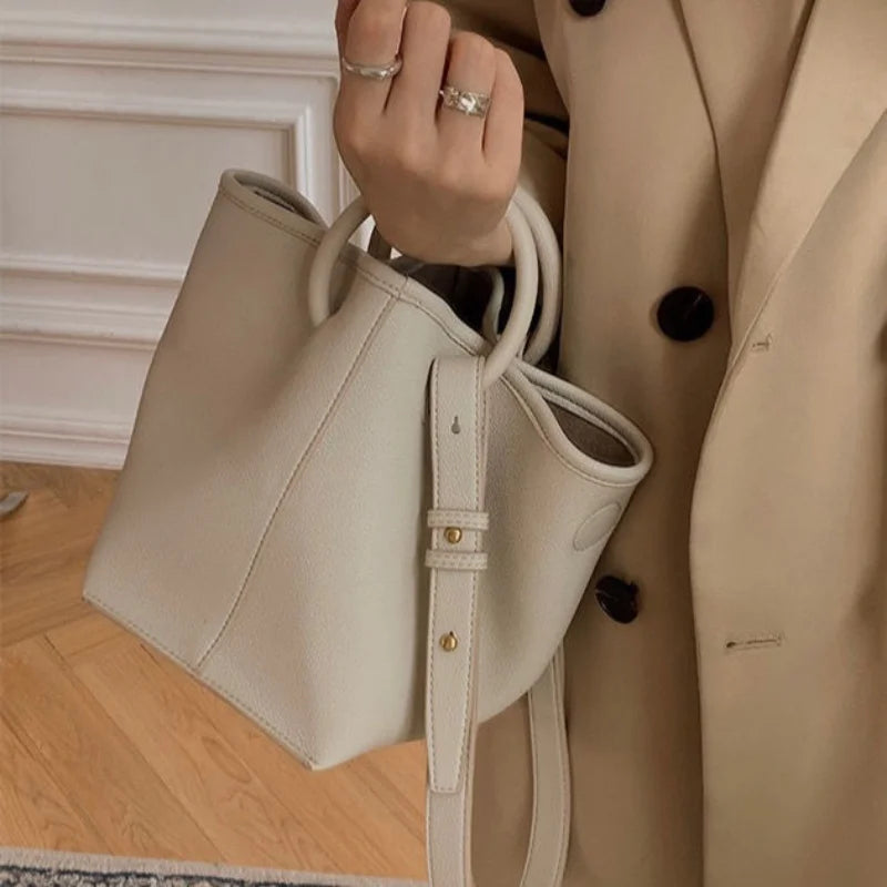 Shoulder Bags Women PU Leather Totes Large Capacity Bag Cross-body Handbags