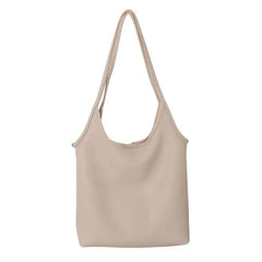 Solid Large Capacity Shoulder Bag for Women