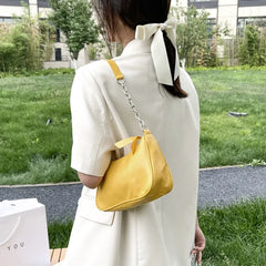 Women Shoulder Bag PU Candy Colors Zipper Summer