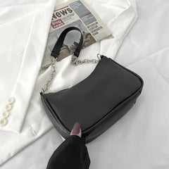 Women Shoulder Bag PU Candy Colors Zipper Summer