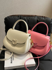 Women's Shoulder Bag Spring Summer Saddle Pack High Texture Pu Handbags