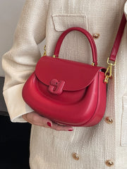 Women's Shoulder Bag Spring Summer Saddle Pack High Texture Pu Handbags